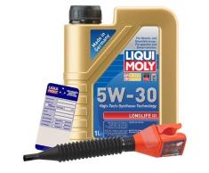 Liqui Moly 1 L Longlife III 5W-30 + Ölw.-Anhänger + Trichter [Hersteller-Nr. 10803461]