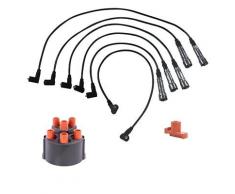 Bestprice Zündkabelsatz+Verteilerkappe+Läufer [Hersteller-Nr. 31466383] für Audi, VW