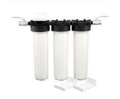 AquaFidelo Brunnen- & Hauseingangsfilter | BigBlue 20 Zoll - Triple Gehäuse