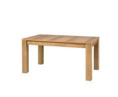 Esstisch 160x90 ausziehbar auf 250 cm Volo Eiche teilmassiv geölt