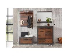 Garderoben-Set 4-teilig mit Kommode used-look QUEENS Nr. 3