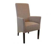 Armlehnstuhl grau,beige,blau,braun,gelb,grün,lila,orange,rosa,rot,schwarz,silber,türkis,weiß,wählbar Stoff ANATOL von Empinio24