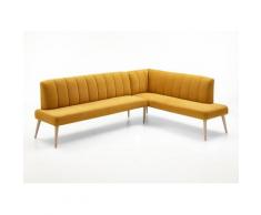 Eckbank gelb,beige,braun,blau,grau,anthrazit,rosa,türkis,wählbar Stoff MALMÖ von Empinio24