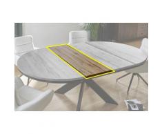 Einlegeplatte Nottingham Eiche massiv Rustikale Eiche geölt 1x 40x120 cm für 120er Esstisch