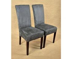 Esszimmerstuhl grau,beige,blau,braun,gelb,grün,lila,orange,rosa,rot,schwarz,silber,türkis,weiß,wählbar Stoff KENZO von Empinio24