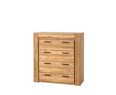 Kommode mit Schubladen 105 cm Volo Eiche teilmassiv geölt