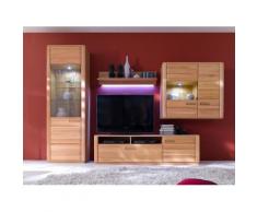 Wohnwand Kernbuche 303 cm Nr.2 Sanremo