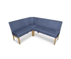 Eckbank grau,beige,blau,braun,gelb,grün,lila,orange,rosa,rot,schwarz,silber,türkis,weiß,wählbar Microfaser SOPHIE von Empinio24