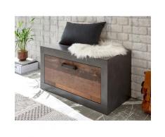 Garderoben-Schuhschrank 80x44 cm mit 1x Klappe used-look QUEENS