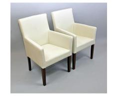 Armlehnstuhl grau,beige,blau,braun,gelb,grün,lila,orange,rosa,rot,schwarz,silber,türkis,weiß,wählbar Kunstleder THEO von Empinio24