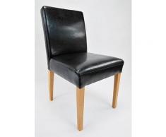 Esszimmerstuhl grau,beige,blau,braun,gelb,grün,lila,orange,rosa,rot,schwarz,silber,türkis,weiß,wählbar Echtleder ALFO von Empinio24