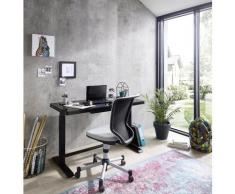 Schreibtisch schwarz elektrisch höhenverstellbar 120x60 cm LIFT4HOME