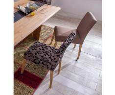 Esszimmerstuhl grau,beige,blau,braun,gelb,grün,lila,orange,rosa,rot,schwarz,silber,türkis,weiß,wählbar Stoff ALFO von Empinio24