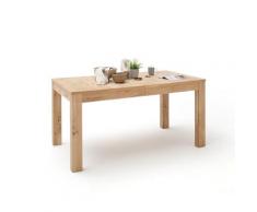 Esstisch 160x90 cm ausziehbar Eiche bianco teilmassiv Santa Fe