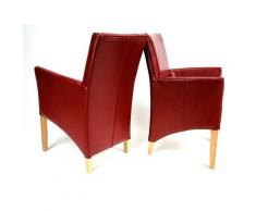 Armlehnstuhl grau,beige,blau,braun,gelb,grün,lila,orange,rosa,rot,schwarz,silber,türkis,weiß,wählbar Kunstleder ANATOL von Empinio24