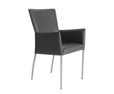 Armlehnstuhl grau,beige,blau,braun,gelb,grün,lila,orange,rosa,rot,schwarz,silber,türkis,weiß,wählbar Echtleder LENARD von Empinio24