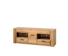 TV-Lowboard Unterschrank 161 cm Volo Eiche teilmassiv geölt