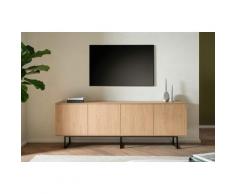 TV-Lowboard Eiche 200 cm Unterschrank Como
