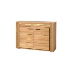 Kommode 2-türig 125 cm Volo Eiche teilmassiv geölt