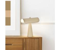 Tischleuchte COREP, Billie, Beige, für Wohnzimmer, Metall Modern