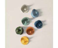 Haken Kartell, Kleiderhaken, Beige, für Flurbereich, Kunststoff Design