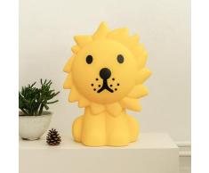 Tischleuchte Mr Maria, Lion, dimmbar, Gelb, für Kinderzimmer, Kunststoff