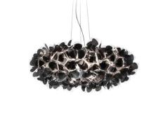 Pendelleuchte Slamp, Clizia Mama Non Mama, dimmbar, Schwarz, für Wohnzimmer, Kunststoff Design