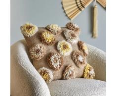 Dekokissen Bloomingville, Somma, Braun / Rost, für Wohnzimmer, Stoff / Textil