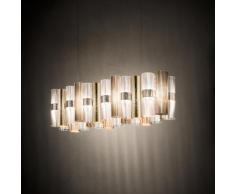 Pendelleuchte Slamp, La Lollo, dimmbar, Gold / Messing, für Wohnzimmer, Kunststoff Design