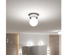 Deckenleuchte Paulmann, Gove, dimmbar, Metallisch, für Wohnzimmer, Glas Modern