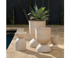 Pflanzenkasten ferm LIVING, Hourglass, Beige, Metall