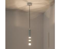 Pendelleuchte PURE, Vega, Metallisch, für Wohnzimmer, Metall Modern