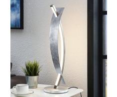 Tischleuchte Lucande, Marija, dimmbar, Metallisch, für Wohnzimmer, Metall Modern