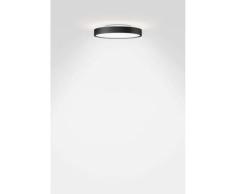 Deckenleuchte Serien Lighting, dimmbar, Schwarz, für Wohnzimmer, Aluminium