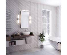 Wandleuchte Nordlux, Helva Double Basic, Weiß, für Badezimmer, Kunststoff