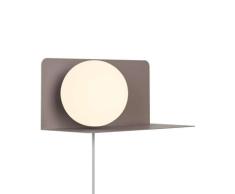 Wandleuchte Nordlux, Braun / Rost, für Wohnzimmer, Metall