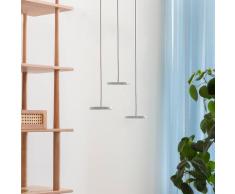 Pendelleuchte UMAGE, Asteria Micro V2, dimmbar, Grau, für Wohnzimmer, Metall Skandinavisch