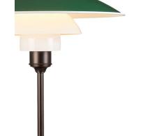 Tischleuchte Louis Poulsen, PH 3 1/2-2 1/2, Braun / Rost, für Wohnzimmer, Metall Design