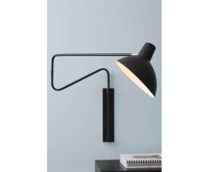 Wandleuchte Halo Design, Schwarz, Metall