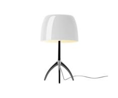 Tischleuchte Foscarini, Weiß, für Wohnzimmer, Aluminium