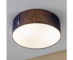 Deckenleuchte Paulmann, Mari, dimmbar, Blau, für Wohnzimmer, Stoff / Textil Modern