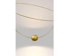 Pendelleuchte Lodes, dimmbar, Gold / Messing, für Wohnzimmer, Metall
