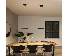 Pendelleuchte Paulmann, Hildor, dimmbar, Schwarz, für Wohnzimmer, Metall Modern