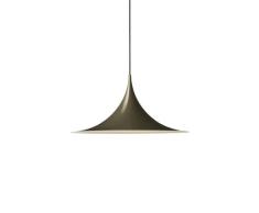 Pendelleuchte GUBI, Semi, dimmbar, Braun / Rost, für Wohnzimmer, Metall Design