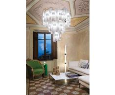 Pendelleuchte Slamp, Weiß, für Wohnzimmer, Kunststoff
