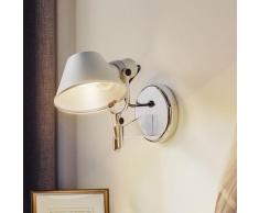 Wandleuchte Artemide, Tolomeo Faretto, Metallisch, für Wohnzimmer, Metall Design