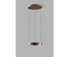 Pendelleuchte LIGHT-POINT, Bronze / Altmessing, für Wohnzimmer, Aluminium Design