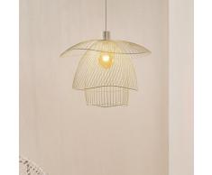Pendelleuchte Forestier, Papillon S, dimmbar, Weiß, für Wohnzimmer, Metall Design