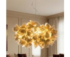 Pendelleuchte Slamp, Clizia Mama Non Mama, dimmbar, Gold / Messing, für Wohnzimmer, Kunststoff Design