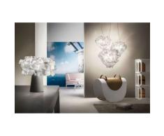 Pendelleuchte Slamp, Weiß, für Wohnzimmer, Kunststoff